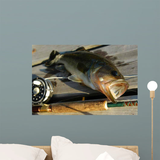 Bass-fishing Wall Decal