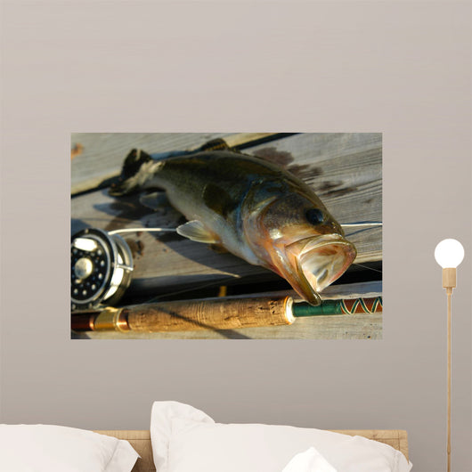 Bass-fishing Wall Decal