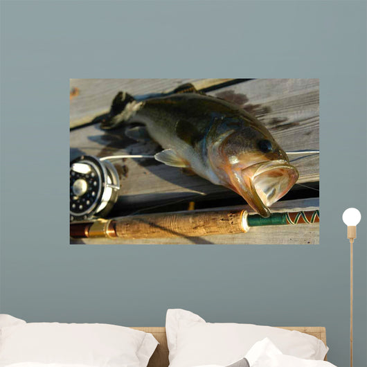Bass-fishing Wall Decal