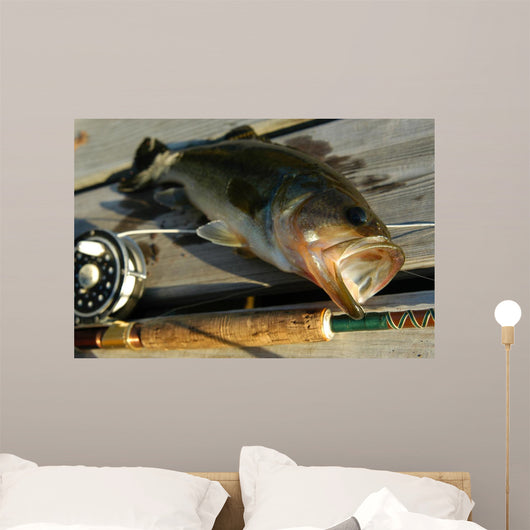 Bass-fishing Wall Decal