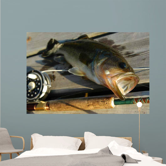 Bass-fishing Wall Decal