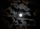 Full Moon and Clouds Wall Decal Design 1