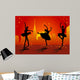 Ballerina Silhouettes Wall Decal