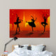 Ballerina Silhouettes Wall Decal