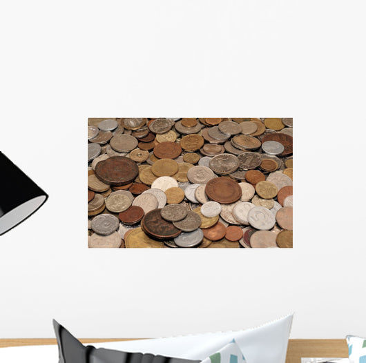 Coins Collection Wall Decal