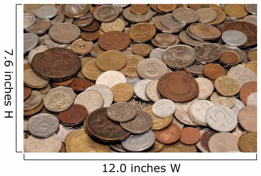 Coins Collection Wall Decal