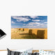 Square Hay Bales Wall Decal