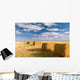Square Hay Bales Wall Decal