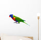 Rainbow Lorikeet Parrot Wall Decal