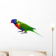 Rainbow Lorikeet Parrot Wall Decal