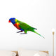 Rainbow Lorikeet Parrot Wall Decal