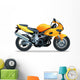 Yellow Motorcycle Wall Decal