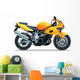 Yellow Motorcycle Wall Decal