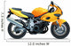 Yellow Motorcycle Wall Decal