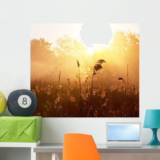 Misty Lake Wall Decal