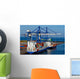 Container Ship and Loading Wall Decal