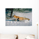 Running Fox Wall Mural