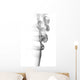 Abstract Grey Smoke Wall Decal Design 1