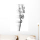 Abstract Grey Smoke Wall Decal Design 1