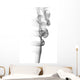 Abstract Grey Smoke Wall Decal Design 1