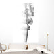 Abstract Grey Smoke Wall Decal Design 1