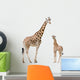 Giraffe Mother and Baby Wall Stickers Wall Decal