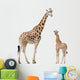 Giraffe Mother and Baby Wall Stickers Wall Decal