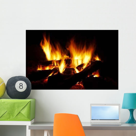 Fire Black Wall Decal