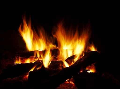 Fire Black Wall Decal