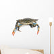 Live Maryland Blue Crab Wall Decal