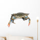 Live Maryland Blue Crab Wall Decal