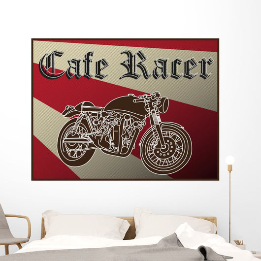 Cafe Racer2 Wall Decal