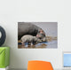Hippo and Baby Wall Decal