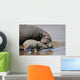 Hippo and Baby Wall Decal