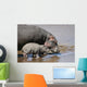 Hippo and Baby Wall Decal