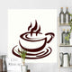 Coffee Cup Wall Decal