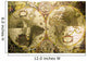Old Map World Wall Decal