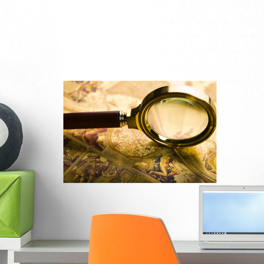 Magnifying Glass Wall Decal