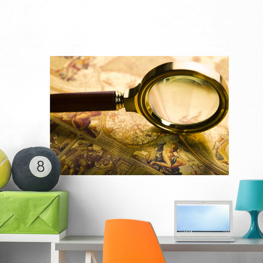 Magnifying Glass Wall Decal