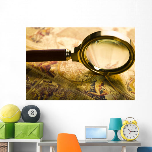 Magnifying Glass Wall Decal