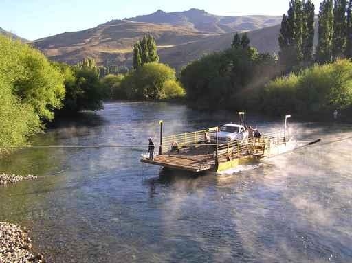 Rio Limay Cruce Balsa Wall Decal