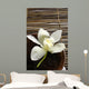 Bowl Orchid Bamboo Mat Wall Decal