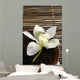 Bowl Orchid Bamboo Mat Wall Decal