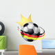 Soccer King Hearts Wall Decal