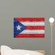 Flag Puerto Rico Brick Wall Decal