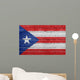 Flag Puerto Rico Brick Wall Decal