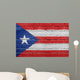 Flag Puerto Rico Brick Wall Decal