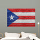 Flag Puerto Rico Brick Wall Decal