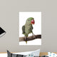 Parakeet Alexandrine White Wall Decal Design 2