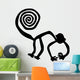 Nazca Affe Spider Monkey Wall Decal